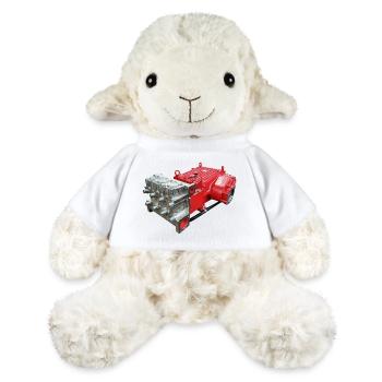 P81 - Mouton en peluche Annika MiniFeet® - blanc - Devant