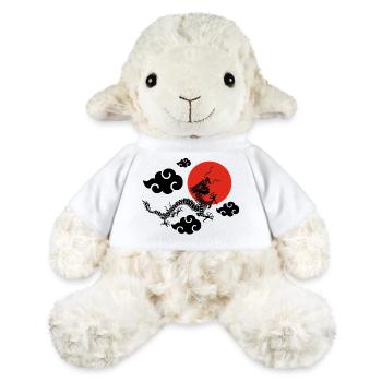 L'envol du dragon noir - Mouton en peluche Annika MiniFeet® - blanc - Devant