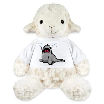 Sceau hurlant - Mouton en peluche Annika MiniFeet® - blanc - Devant