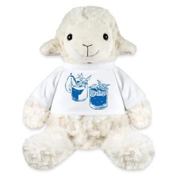 Birnen-Cocktail, grafisches T-Shirt - MiniFeet® Schaf Annika - Weiß - Vorne