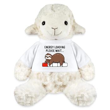 Faultier Energy Loading Please Wait - MiniFeet® Schaf Annika - Weiß - Vorne
