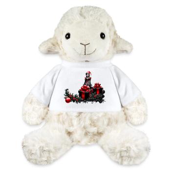 Cute Gothic Christmas Elf - MiniFeet® Sheep Annika - white - Front