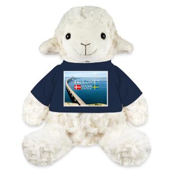 Broloppet 2025 - Mouton en peluche Annika MiniFeet® - bleu marine - Devant