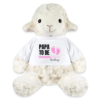 Futur papa - fille - Mouton en peluche Annika MiniFeet® - blanc - Devant