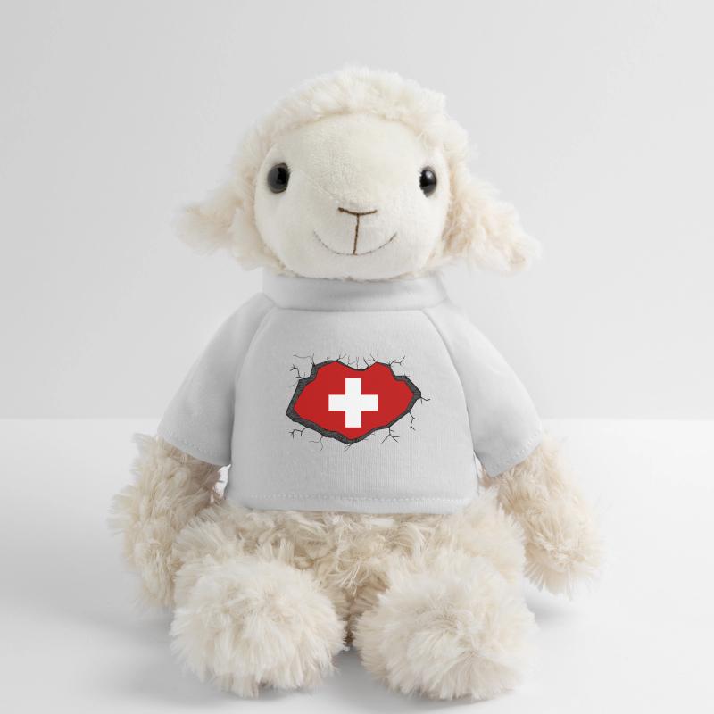 Drapeau suisse Mouton en peluche Annika MiniFeet®