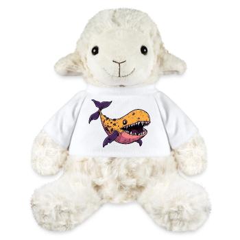 Whale Halloween Comic Funny - MiniFeet® Sheep Annika - white - Front
