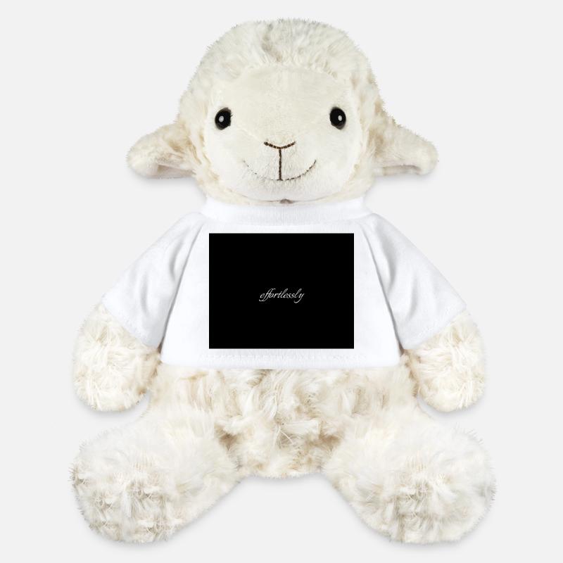 Effortlessly Elegant Script Typography - MiniFeet® Sheep Annika - white
