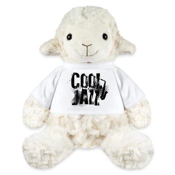 cool jazz music logo - MiniFeet® Sheep Annika - white - Front