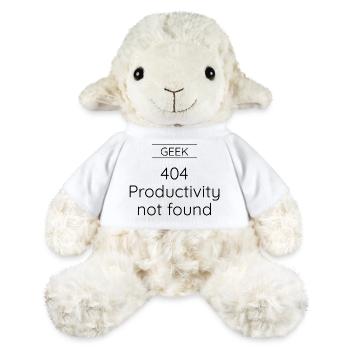 GEEK - Error 404: Productivity Not Found - MiniFeet® Sheep Annika - white - Front