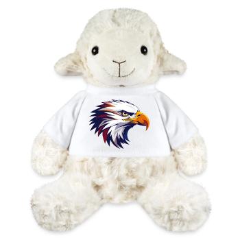 cool eagle head colorful contrast design - MiniFeet® Sheep Annika - white - Front