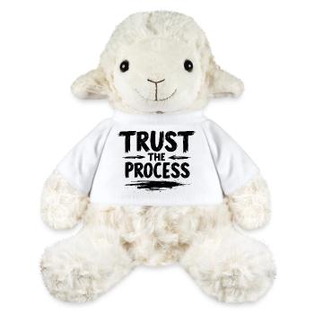 Trust the Process Schriftzug mit Pfeilen Grafik - MiniFeet® Schaf Annika - Weiß - Vorne