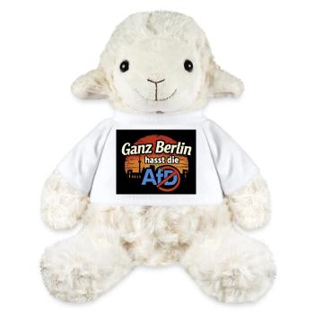 Tout Berlin déteste l’AfD - Mouton en peluche Annika MiniFeet® - blanc - Devant