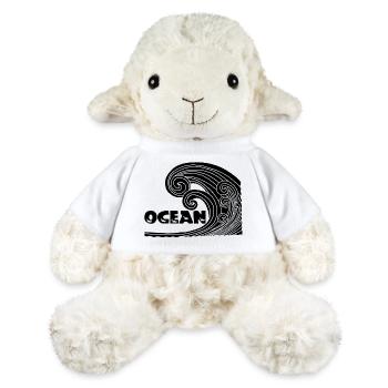 La vague noire - Mouton en peluche Annika MiniFeet® - blanc - Devant