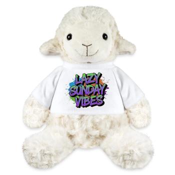 Lazy Sunday Vibes Graffiti - MiniFeet® Schaf Annika - Weiß - Vorne