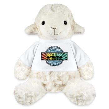 Farbige Sonnenstrahlen am Atlantik - MiniFeet® Schaf Annika - Weiß - Vorne