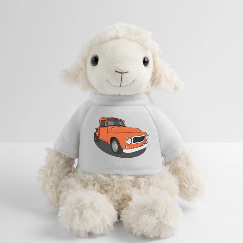 Duo Orange Mouton en peluche Annika MiniFeet®