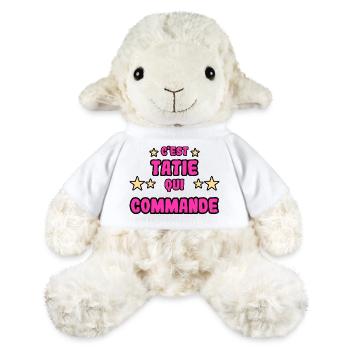 C'est tatie qui commande - Mouton en peluche Annika MiniFeet® - blanc - Devant