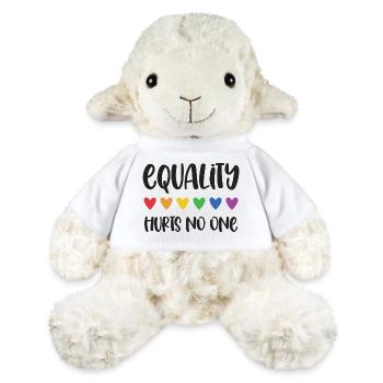Mois de la fierté LGBT - L’égalité ne fait de mal à personne - Mouton en peluche Annika MiniFeet® - blanc - Devant