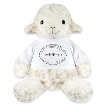 Football américain - Mouton en peluche Annika MiniFeet® - blanc - Devant