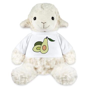 Délicieux fruit avocat - Mouton en peluche Annika MiniFeet® - blanc - Devant
