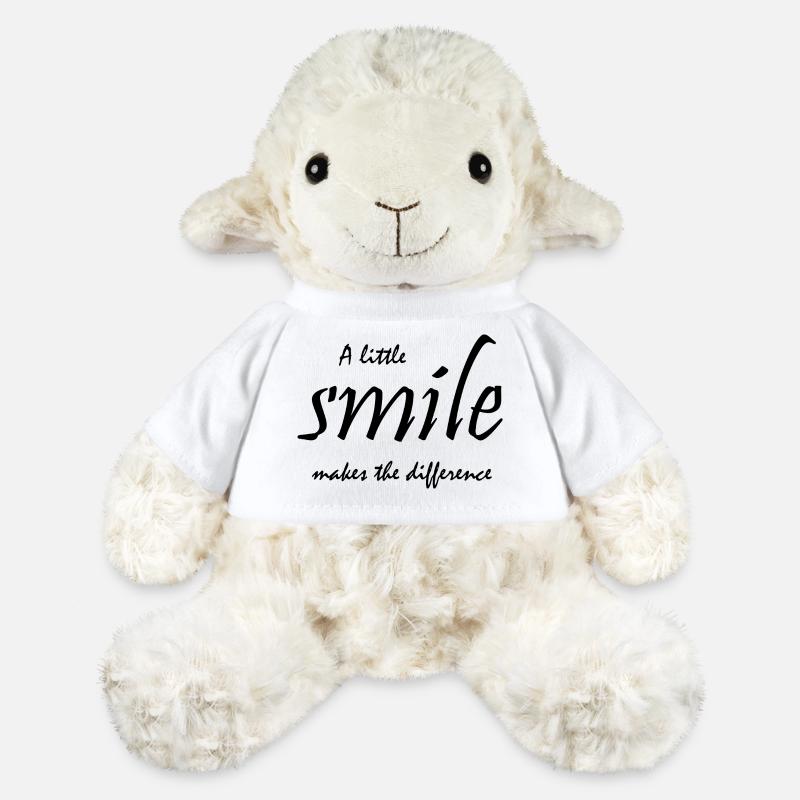 A little smile makes the difference - MiniFeet® Sheep Annika - white