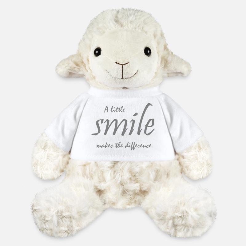 A little smile makes all the difference - MiniFeet® Sheep Annika - white