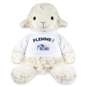 Design Humor Relaxation flemme - Mouton en peluche Annika MiniFeet® - blanc - Devant