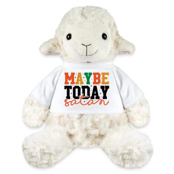 Colorful Letter Pattern Dots - MiniFeet® Sheep Annika - white - Front