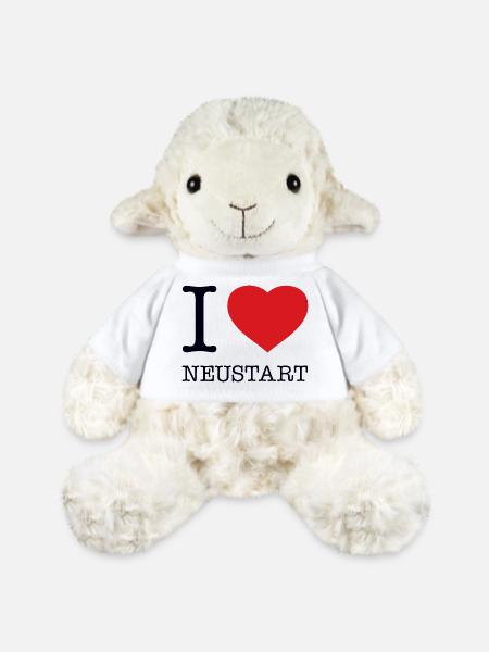 I love Neustart - MiniFeet® Schaf Annika - Weiß
