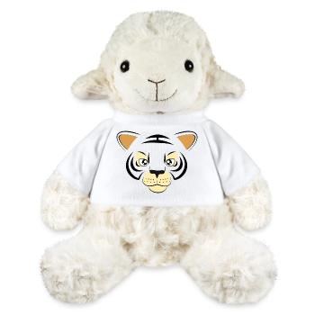 Cool Tiger Face Graphic Big Cat Wildlife Art - MiniFeet® Sheep Annika - white - Front