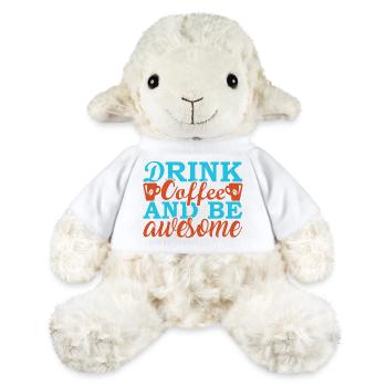 Drink coffee and be unique - MiniFeet® Sheep Annika - white - Front