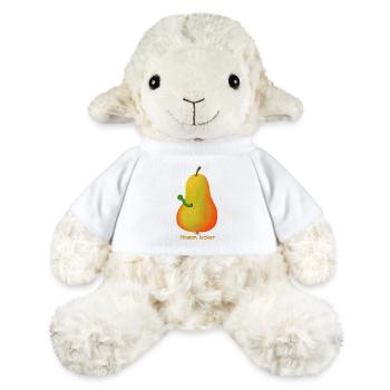 birne obst - MiniFeet® Schaf Annika - Weiß - Vorne