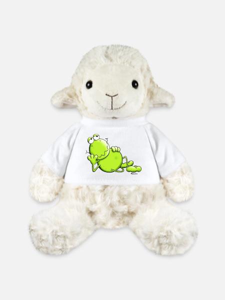 Verträumter Frosch - MiniFeet® Schaf Annika - Weiß