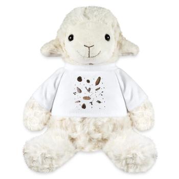 Cônes, botanique - Mouton en peluche Annika MiniFeet® - blanc - Devant