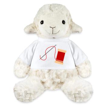 Needle and thread logo embroidery - MiniFeet® Sheep Annika - white - Front