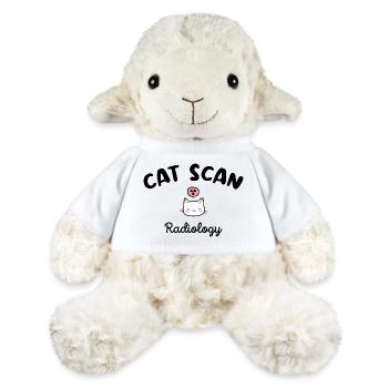 CAT SCAN Manipulatrice radio Chat Radiologie - Mouton en peluche Annika MiniFeet® - blanc - Devant