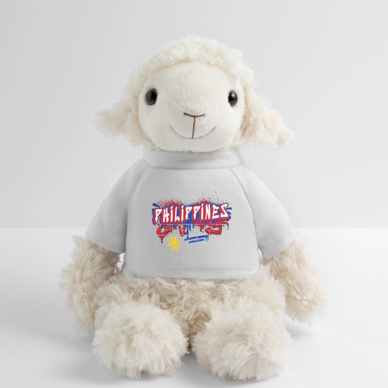 Design de drapeau graffiti des Philippines Mouton en peluche Annika MiniFeet®