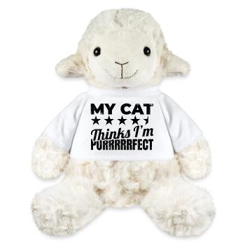 Cat Owner Joke - MiniFeet® Sheep Annika - white - Front