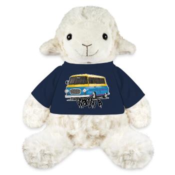 Barkas B1000 // Illustration - Mouton en peluche Annika MiniFeet® - bleu marine - Devant