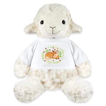 Sleeping fawn - MiniFeet® Sheep Annika - white - Front
