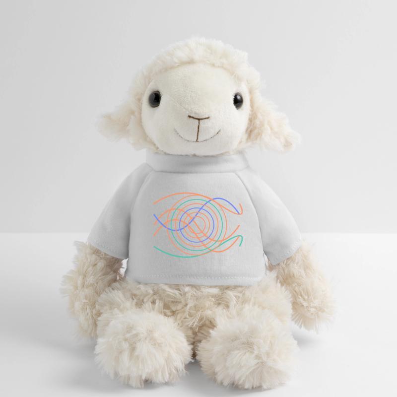 Conception abstraite des vagues Mouton en peluche Annika MiniFeet®