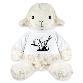 Poisson et riz - Mouton en peluche Annika MiniFeet® - blanc - Devant