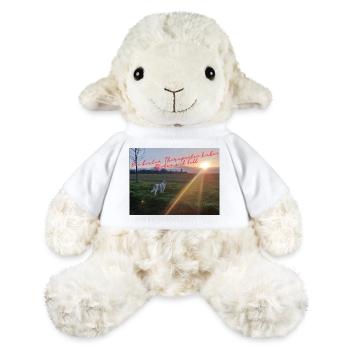 Thérapie des pattes au soleil du soir - Mouton en peluche Annika MiniFeet® - blanc - Devant