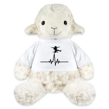 Saute par-dessus la ligne de sauvetage - Mouton en peluche Annika MiniFeet® - blanc - Devant