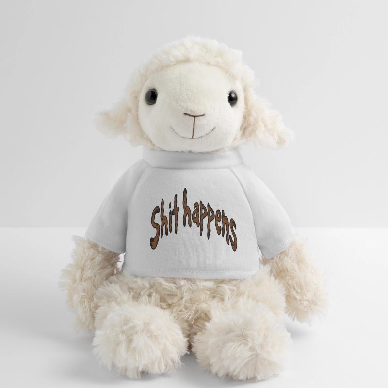 Typographie de la merde arrive Mouton en peluche Annika MiniFeet®