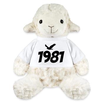 Graphique Eagle vintage 1981 - Mouton en peluche Annika MiniFeet® - blanc - Devant