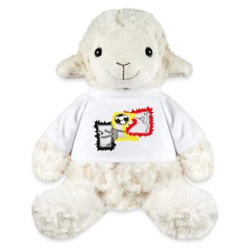 Kicker Fußball Stürmer  - MiniFeet® Schaf Annika - Weiß - Vorne