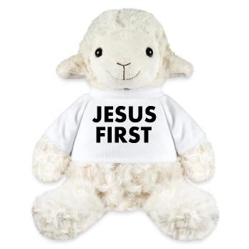 Jesus first - Mouton en peluche Annika MiniFeet® - blanc - Devant
