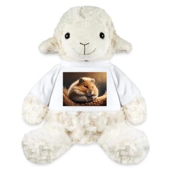 Niedliche Tiere im Winterschlaf – Hamster - MiniFeet® Schaf Annika - Weiß - Vorne