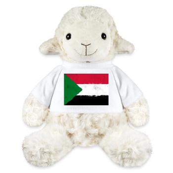 Flag of Sudan - MiniFeet® Sheep Annika - white - Front
